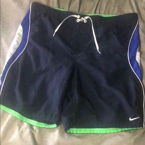 Nike slimmed swim shorts size M